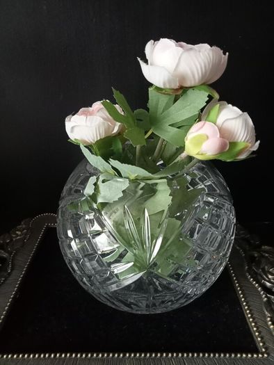 High quality 24%lead crystal Rose Bowl