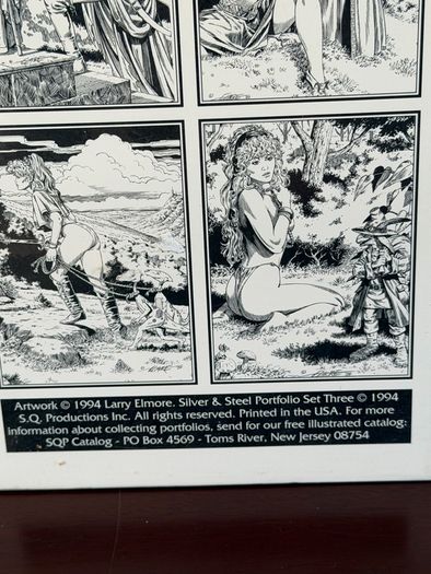 Larry Elmore - Silver Steel. Portfolio. 1990's.