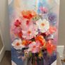 Large floral canvas print Image 3