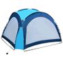 BN Party Tent with LED and 4 Sidewalls 3.6x3.6x2.3 m Blue Image 3