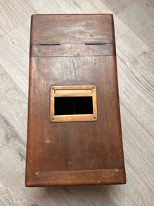 Antique cash register till