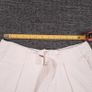 Zara Off White Cream Belted Frayed Hem Wide Leg Cargo Utility Jeans Size S Image 9