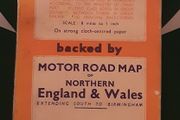 vintage map on cloth uk
