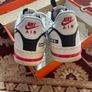 Nike Air Force 1 React White Black Red Image 3