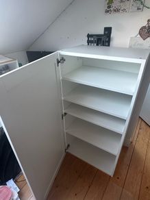 IKEA white storage cabinet-assembled