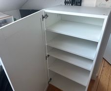 IKEA white storage cabinet-assembled