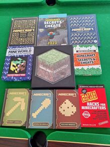 Discontinued Minecraft book collection with Blockopedia (2014 edition)