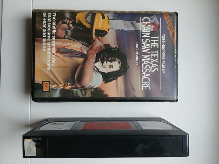 The Texas Chain Saw Massacre Pre Cert On Iver Film Services UK 1974 VHS Pal FF 30 No. 22