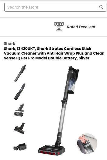 BRAND NEW! Shark Cordless IZ420UKT Vacuum