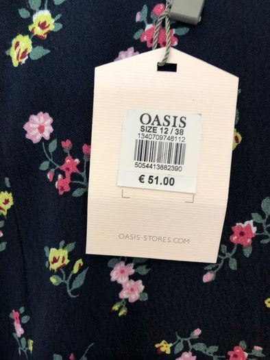 Oasis midi skirt ditsy floral
