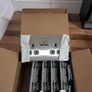 Screwless Flat Plate 13A Double Sockets (5 pack), Brushed Steel Image 4