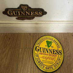 Guinness cast iron signs
