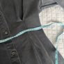 Missguided Petite Washed Black Denim Shirt Dress UK 8 Image 5