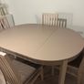 Extendable Dining table and Chair set Image 7