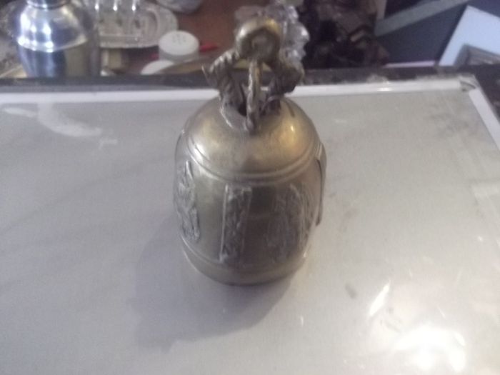 a antique bronze bell
