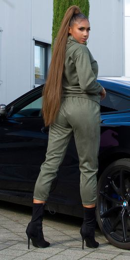 Suede Look Tracksuit size uni fits most