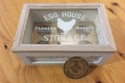 Wooden Egg Box NEW