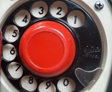 vintage phone from 1950