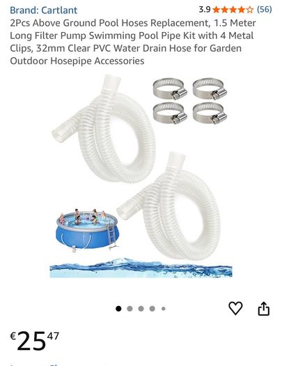 Bestway Steelpro Max 10ft pool & filter pump