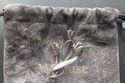 silver brooch