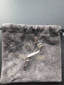 silver brooch