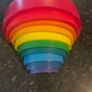 Wooden stacking rainbow Image 2