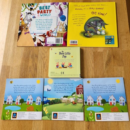 Childrens animal books X 6 for 12 euro