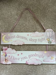 Girls Bedroom decor sign sweet dreams
