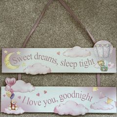 Girls Bedroom decor sign sweet dreams