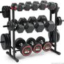 Health & Fitness Multi-Weight Storage Rack Stand for Dumbbells, Kettlebells, Olympic Weight Plates, Barbell and Medicine Ball, Heavy Duty Metal Strength Training Stand for Home Gym Image 7