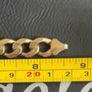 9ct gold curb bracelet Image 4
