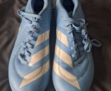 blue Adidas football / rugby boots uk6