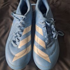 blue Adidas football / rugby boots uk6