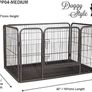 SALE Heavy Duty Whelping Pen With Abs Tray Puppy Play Pen Puppies Cage Crate Cartes Cages Dog Training Playpen for Dogs and puppies (Medium) Image 2