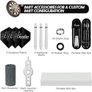 FREE P&P Steel Darts Set, Professional 23g Darts Tip with Non-Slip Stainless Steel Shaft, Poly Flights, PVC Shafts, Dart Sharpener, Rubber Rings, Flight Protecter, with Gift Box Image 4