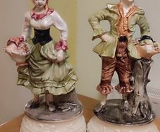 2 antique figurines made in Italy