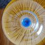 Irish Jerpoint Studio Hand Blown Glass Footed Bowl Image 3