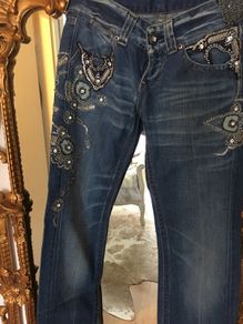 Replay embroidered jeans. Made in Italy. As new