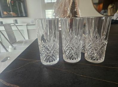 Brand New Crystal Style Hi Ball  Glasses