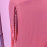 Salmon Italian V-neck long line top, see back  size UK14 EU42 Postage included Image 3