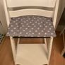 Stokke Tripp trapp high chair in white wood  with accessories in great condition Image 8