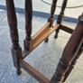Sturdy strong Folding gateleg Antique Vintage  Arts&Crafts folding side Table Image 8