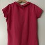 Red Peter Pan collar top Image 2