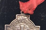 Vintage sterling silver medal
