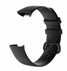 SMALL Silicone Band Strap Buckle For Fitbit Charge 3 4 Replacement