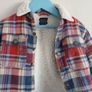 next boys lumberjack tartan coat Image 4