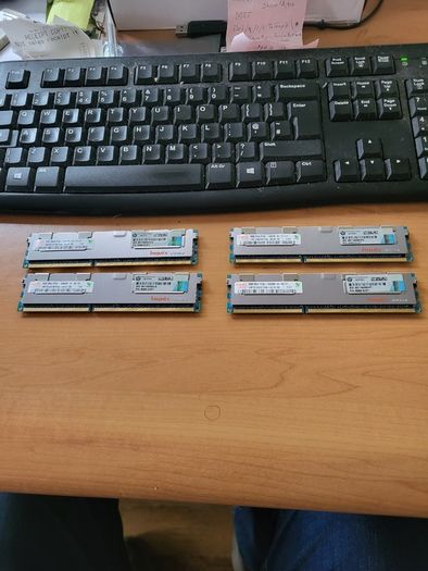 32gb (4 X 8gb) Micron Hp 605313-071 Pc3l-10600r 1333mhz Ecc 2rx4 Memory