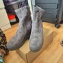 Ladies grey ankle boots Image 3