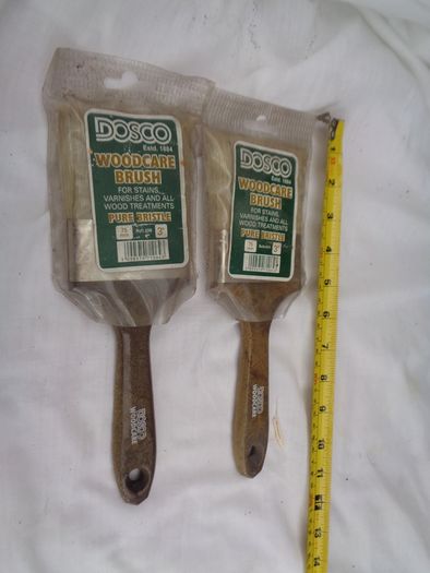 Dosco Wood Care Paint Brushes x 2 for Sale