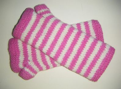 New: Fingerless Gloves.